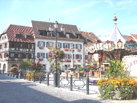 Molsheim : place de l'htel de ville